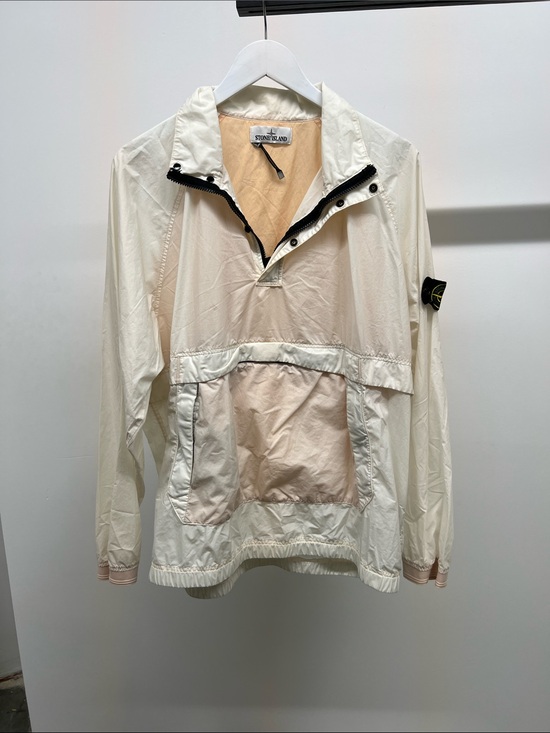Stone Island Jackets & Blazers - Stone Island Off-White Pullover Anorak